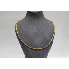 Kızılay Kuyumcusu 14 Ayar Altın Halat Modeli Zincir Kolye 4.04 gr 50 cm