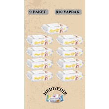 Sleepy Sensitive Islak Havlu 9X90 Lı 9 Paket 810 Yaprak