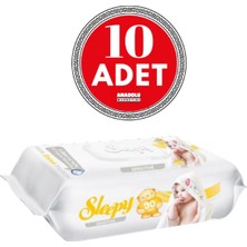 Sleepy Sensitive Islak Mendil 90 Yaprak 10 Adet