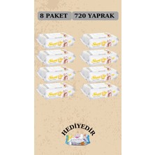 Sleepy Sensitive Islak Havlu 8X90 Lı 8 Paket 720 Yaprak