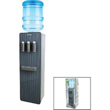 STANDART Kiwi KWP-8556 Su Sebili Sıcak - Soğuk - Ilık Paslanmaz Çelik Sıcak Su Deposu=5lt/h - Soğuk Su=1.5l/h - 28.8X30.5X93.5CM (5284)