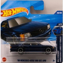 Hot Wheels Tekli Arabalar '89 Mercedes-Benz 560 Sec Amg JBB85 (Wild Wideboy)