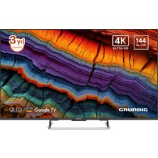 Grundig 55 GQ 800A 55" 139 Ekran Uydu Alıcılı 4K Ultra HD Google Smart QLED TV