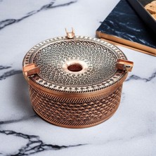 Bakır Center Bakır Küllük Bakır Kültabağı Kül Tabağı Oyma El Işlemeli Küllük Yanma Yapışma Koku Yapmaz