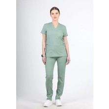 Oksijen Uniform Lyna - Küf Yeşili (Takım)