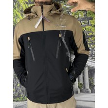 Mikro Taktikal Tactikal Softjel Içipolar Sıvı ve Rüzgar Geçirmez Outdoor Kışlık Mont Kapüşon Fermuarlı