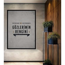 Teona Ahşap Çerçeve Görünümlü Duydum Ki Unutmuşsun Dekoratif Ahşap Mdf Ev Duvar Tablo Dikdörtgen Ev Duvar Tablo