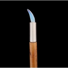 Sanathobi Kedi Gözü Akik Mühre Karga Burun, Zer Mühre, Gürgen Ağacı Sap-Tezhip-Minyatür-Hat-No:46