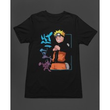 Bumeta Naruto Kakashi Anime Japanese Japan Ninja Stil Korea Dizi Unisex Tişört T-Shirt