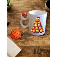 Ladijital Dönen Toplu Yılbaşı Basketbol Kupası ve Basketbol Toplu  Anahtarlık