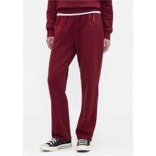 Gap Doorbuster Logo Pull-On Slim 800432 Kadın Eşofman Altı Bordo