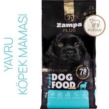 ZAMPA PLUS Yavru Köpekler için Kuzu Etli & Pirinçli Premium Kuru Mama 15KG