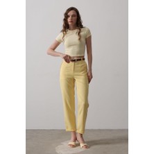 Mareandpanda Kemerli Havuç Pantolon - Sarı