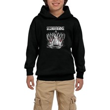 Zepplin Giyim Scorpions Return To Forever Siyah Çocuk Kapşonlu Sweatshirt