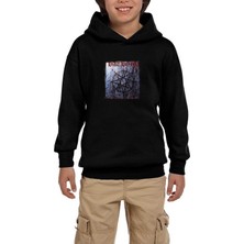 Zepplin Giyim Bathory Octagon Siyah Çocuk Kapşonlu Sweatshirt