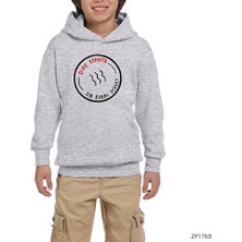 Zepplin Giyim Dire Straits On Every Street Gri Çocuk Kapşonlu Sweatshirt