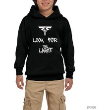 Zepplin Giyim The Last Of Us Look For The Light Siyah Çocuk Kapşonlu Sweatshirt