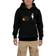 Zepplin Giyim Marilyn Manson Antichrist Superstar Siyah Çocuk Kapşonlu Sweatshirt