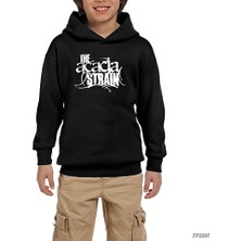 Zepplin Giyim Acacia Strain Siyah Çocuk Kapşonlu Sweatshirt