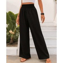 Mareandpanda Kadın Yüksek Bel Lastikli Ithal Krep Pantolon