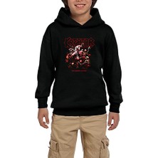 Zepplin Giyim Kreator Pleasure To Kill Siyah Çocuk Kapşonlu Sweatshirt