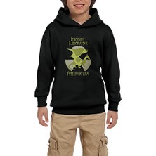 Zepplin Giyim Imagine Dragons Radioactive Siyah Çocuk Kapşonlu Sweatshirt