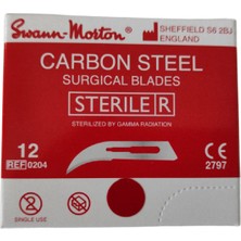 Cerrahi Bıçak Karbon Steril  1 Kutu 100 Adet
