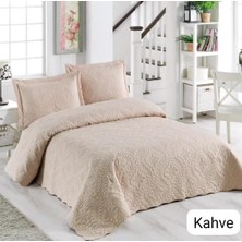 Yünteks Örtüm Ivy Sarmaşık Tek Kişilik Düz Renk Yatak Örtüsü Takımı