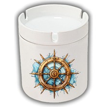 Sartre Art Gemi Dümeni Baskılı Kül Tablası