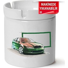 Sartre Art Skoda Octavia A4 Baskılı Porselen At-Söndür Küllük