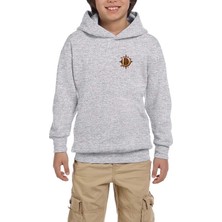 Zepplin Giyim Diablo Iıı Ruhların Meleği Gri Çocuk Kapşonlu Sweatshirt