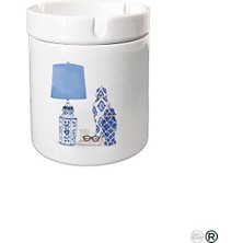 Sartre Art Blue Blanc Dumansız Küllük