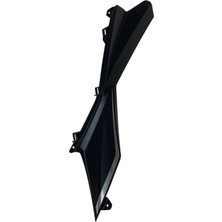 Qj ATR125 Ön Basamak Üst Plastiği Siyah/gümüş Sol