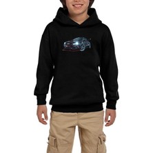 Zepplin Giyim Audi R8 Tuning Siyah Çocuk Kapşonlu Sweatshirt