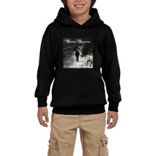 Zepplin Giyim Nocturnal Depression Four Seasons Siyah Çocuk Kapşonlu Sweatshirt