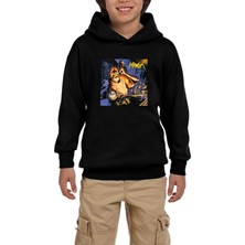 Zepplin Giyim Havok Time Is Up Siyah Çocuk Kapşonlu Sweatshirt