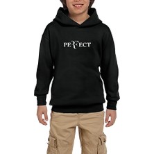 Zepplin Giyim Roger F. Perfect Siyah Çocuk Kapşonlu Sweatshirt