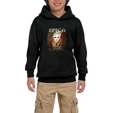 Zepplin Giyim Epica Unchain Utopia Siyah Çocuk Kapşonlu Sweatshirt