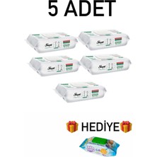 Sleepyyüzey Temizlik Mendili Havlusu 100' Lü 5 Paket 500 Yaprak Hediyeli