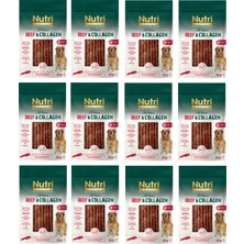 Nutri Canin Sığır Etli ve Kolajenli Tahılsız Köpek Et Ödülü 80 Gr. x 12 Adet