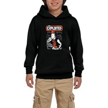 Zepplin Giyim The Exploited On Stage Siyah Çocuk Kapşonlu Sweatshirt