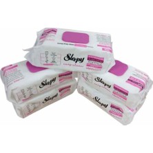 Sleepy Yüzey Temizlik Islak Havlu 5 Paket 500 Adet Lilyum Çiçeği Kokusuyla Hassas Temizlik