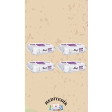 Sleepy Yüzey Temizlik Havlusu Orkide 4 Paket 400 Yaprak