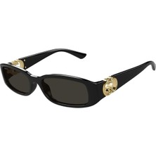 Gucci Gg 1661S 001 54 Kadın Güneş Gözlüğü Siyah Çerçeve ile Modern Tasarım
