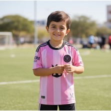 Inter Miami Çoraplı Lionel Messi Yeni Sezon Forması Şortlu Çocuk