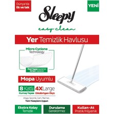 Sleepy Yüzey Temizleme Havlusu,yer Temizleme Havlusu,50 Li 1 Adet 8 Kat 4 Xl, Dayanıklı Özel Ambalaj