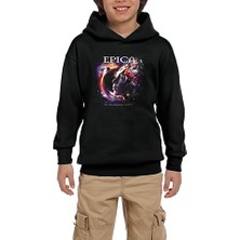 Zepplin Giyim Epica The Holographic Principle Siyah Çocuk Kapşonlu Sweatshirt