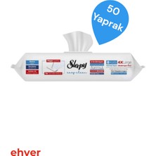 Sleepy Çamaşır Suyu Katkılı Mopa Uyumlu Yer Temizlik Havlusu (50 Yaprak)