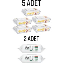 Sensitive Islak Havlu 5X90 Lı 450YAPRAK-SLEEPY Easy Clean 100 Lü Yüzey Havlusu 2 Adet
