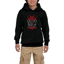 Zepplin Giyim Dark Funeral Tour Siyah Çocuk Kapşonlu Sweatshirt